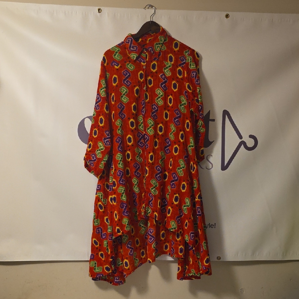 Vibrant High Low Dress